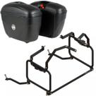 Par Baú E21 Givi + Suporte Lateral Honda Sahara300 Braz