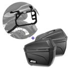 Par Baú E22 Givi + Suporte Baú Lateral Bmw R1200gs Adv 2013+/ R1250GS Adv 2019+