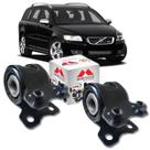 Par bucha bandeja dianteira maior volvo v50 2004 a 2012