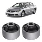 Par Bucha Maior Bandeja Dianteira Honda New Civic Ano:2008