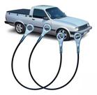 Par Cabo Aço Tampa Traseira Gm Chevy 1983 A 1995 Novo