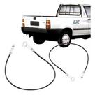 Par Cabo de Aço Tampa Caçamba Traseira Pickup Fiorino 1989 a 1999