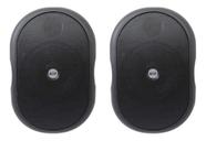 Par Caixas Passivas 4 Pol Som Ambiente 40w Csr40b Outdoors Preto