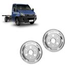 Par Calota Americana Aro 17,5 Dianteira para Ford Iveco VW