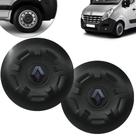 Par Calota Centro Miolo Renault Master 2014 2017 Logo Preto