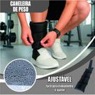 Par Caneleira PVC de Peso 2kg, 5kg e 10kg Academia Tornozeleira Fisioterapia Musculação Exercício