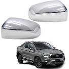 Par Capa do Retrovisor Cromada Fiat Toro 2016 2017 2018 2019 2020 2021 2022 2023 2024 2025 Original