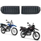 Par capa estribo borracha pedal honda nxr bros 160 2016 a 2025