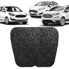 Par Capa Pedal Freio e Embreagem Ecosport Ka New Fiesta 2013/2021