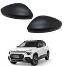 Par Capa Retrovisor Citroen C3 2022 2023 2024 2025 Preto Fosco Original