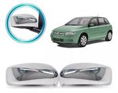 Par Capa Retrovisor Fiat Stilo Cromada Sem Furo Para Pisca Original