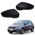 Par Capa Retrovisor Gol 2013 2014 2015 2016 2017 2018 2019 2020 2021 2022 2023 Preto Fosco Original