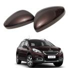 Par Capa Retrovisor Peugeot 2008 2013 2014 2015 2016 2017 2018 2019 2020 Marrom Dark Carmin Original