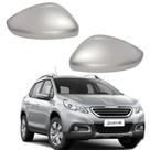 Par Capa Retrovisor Peugeot 2008 2016 2017 2018 2019 2020 2021 2022 2023 2024 Prata