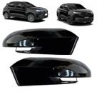 Par capa retrovisor pulse fastback black piano