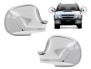 Par Capa Retrovisor S10 1995 a 2011 Cromada Original