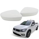 Par Capa Retrovisor Saveiro 2013 2014 2015 2016 2017 2018 2019 2020 2021 2022 2023 Branco Cristal Sem Pisca