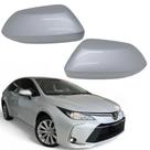 Par Capa Retrovisor Toyota Corolla 2020 2021 2022 2023 2024 2025 Prata SuperNova Original