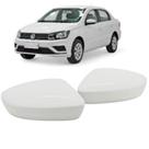 Par Capa Retrovisor Voyage 2013 2014 2015 2016 2017 2018 2019 2020 2021 2022 2023 Branco Cristal Sem Pisca