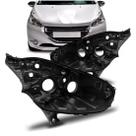 Par Carcaca Farol Peugeot 208 2012 a 2016BR