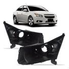 Par Carcaça Farol Principal Cruze 2011 2012 2013 2014