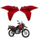 Par Carenagem Lateral Aleta Guia Aba Asa Tanque Vermelho Bromeria Honda Xre 300 2013