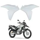 Par Carenagem Lateral Aleta Guia Ar Aba Asa Tanque Branco Andes Honda Xre 300 2014 2015