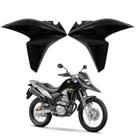 Par Carenagem Lateral Aleta Guia Ar Aba Asa Tanque Honda Xre 300 Preto Brilho 2014