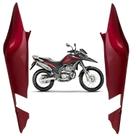 Par Carenagem Rabeta Lateral Tampa Traseira Honda Xre 300 Vermelho Candy Bromeria 2012