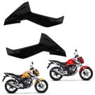 Par Carenagem Tampa Aba Lateral Preto Fosco Honda Cg Titan 160 2016 2017 2018 2019 2020