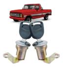 Par Cilindro Porta Chave Cromado F100 F350 F1000 F7000 F4000