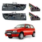 Par Circuito Lanterna Fiat Uno 84/04 Com Par Chicote