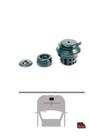 Par Coxim do Motor Ford Escort 1993 1994 1995 1996 Par Coxim do Motor Ford Escort 1993 1994 1995 1996