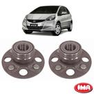 Par Cubo Da Roda Traseira Com Rolamento - Fit 2004 A 2008 - Al-961 Par Cubo Da Roda Traseira Com Rolamento - Fit 2004 A 2008 - Al-961