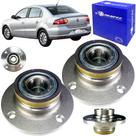 Par Cubo De Roda Rolamento Traseiro Voyage 1.6 8V 08-18 ABS