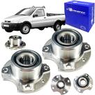 Par Cubo Roda E Rolamento Traseiro Strada 2002 A 2005 S/ABS