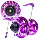 Par Cubos Alumínio 36F K7 Freehub HG para Disco roda rolamentada compatível 912v Roxo Guizzo