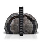 Par de 3-4 kg para suportes para livros Nature's Decorations Black Agate Geode