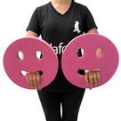 Par de Acqua Discos Hidroginástica Sorriso Em EVA DF1011-RS 27cm Rosa Dafoca Sports Par de Acqua Discos Hidroginástica Sorriso Em EVA DF1011-RS 27cm Rosa Dafoca Sports