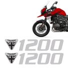 Par de Adesivo Tanque Aba 3d Resinado Triumph Tiger 1200