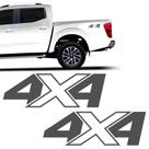 Par De Adesivos 4x4 Frontier 2020 Nissan Modelo Original