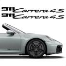 Par De Adesivos 911 Carrera 4 S Para Porsche Lateral Preto Par De Adesivos 911 Carrera 4 S Para Porsche Lateral Preto
