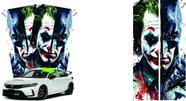 Par De Adesivos Decorativo Coluna De Porta Batman Joker