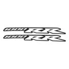 Par De Adesivos Emblema Honda CBR 1000RR Branco Par De Adesivos Emblema Honda CBR 1000RR Branco