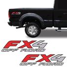 Par de adesivos FX4 F250 Par de adesivos FX4 F250
