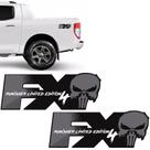 Par De Adesivos Fx4 Punisher Limited Edition Emblema Preto