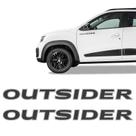 Par De Adesivos Kwid Outsider 2020/2021 Emblema Lateral