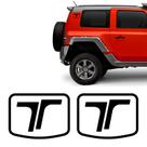 Par De Adesivos Logo Troller T4 2015/2019 Emblema Lateral