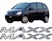 Par De Adesivos Maxx Lateral P/ Corsa, Prisma, Celta, Meriva