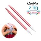 Par de Agulhas Intercambiáveis Tricô KnitPro Zing 6.50mm